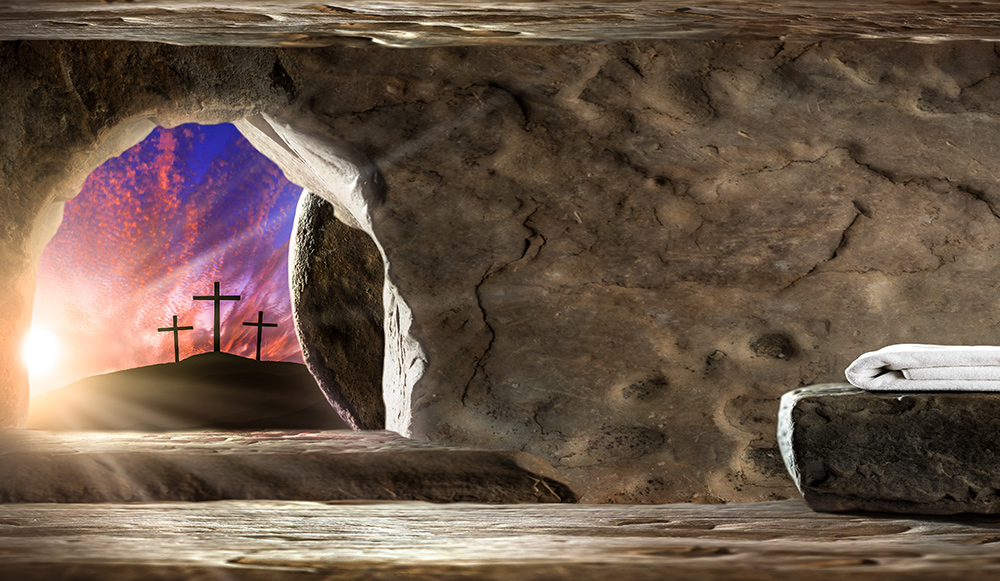 Picture of the empty tomb