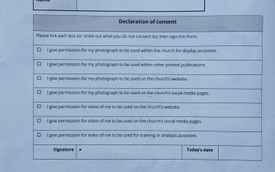 Update Your Gift Aid and Photo Consent Forms